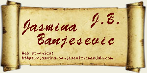 Jasmina Banješević vizit kartica